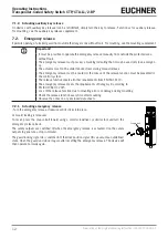 Preview for 12 page of EUCHNER 2-BP Operating Instructions Manual