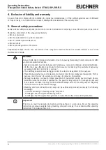 Preview for 8 page of EUCHNER BR-FLX Operating Instructions Manual