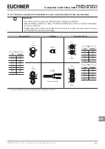 Preview for 21 page of EUCHNER BR-FLX Operating Instructions Manual