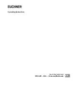 EUCHNER CES-AR-C.2- Series Operating Instructions Manual предпросмотр