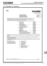 Предварительный просмотр 39 страницы EUCHNER CES-I-AR-.-C04 Series Operating Instructions Manual