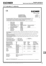 Предварительный просмотр 19 страницы EUCHNER CES-I-AS2A-M-C04 Operating Instructions Manual