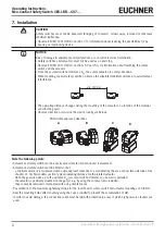 Preview for 8 page of EUCHNER CES-I-BR Series Operating Instructions Manual