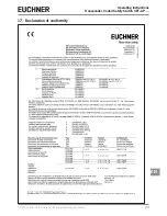 Предварительный просмотр 33 страницы EUCHNER CET.-AP Series Operating Instructions Manual