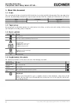 Preview for 4 page of EUCHNER CET.-AR Series Operating Instructions Manual