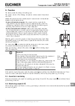 Preview for 9 page of EUCHNER CET.-AR Series Operating Instructions Manual