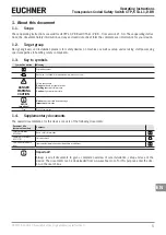 Preview for 5 page of EUCHNER CTA-L1 Operating Instructions Manual