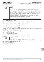 Preview for 19 page of EUCHNER CTA-L1 Operating Instructions Manual