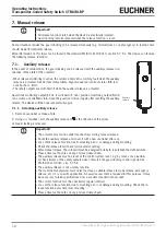 Предварительный просмотр 12 страницы EUCHNER CTM-CBI-BP Operating Instructions Manual