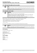 Предварительный просмотр 22 страницы EUCHNER CTM-L2-AS1B Multicode Operating Instructions Manual