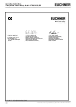 Предварительный просмотр 40 страницы EUCHNER CTM-LBI-BP Operating Instructions Manual