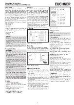 EUCHNER ESM-ES3 Series Operating Instructions preview