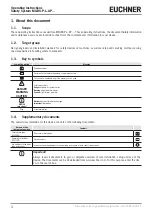 Preview for 4 page of EUCHNER MGBS-P-L AP Series Operating Instructions Manual