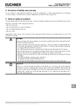 Preview for 7 page of EUCHNER MGBS-P-L AP Series Operating Instructions Manual