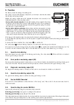 Preview for 8 page of EUCHNER MGBS-P-L AP Series Operating Instructions Manual