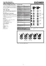 Предварительный просмотр 5 страницы EUCHNER NM AV Series Operating Instructions Manual