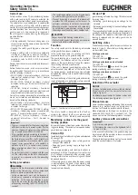 Preview for 5 page of EUCHNER TQ Series Operating Instructions Manual