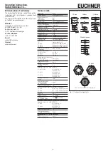 Предварительный просмотр 8 страницы EUCHNER TZ Operating Instructions Manual