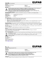 EUFAB 16493 Manual preview