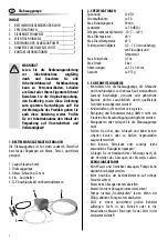 Предварительный просмотр 2 страницы EUFAB 21014 Operating Instructions Manual