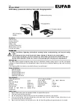 Preview for 3 page of EUFAB 21042 Operating Instructions Manual