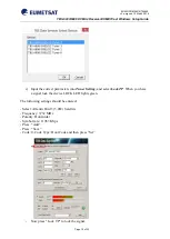 Предварительный просмотр 18 страницы Eumetsat TBS-6903 Windows Setup Manual