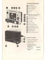 Предварительный просмотр 4 страницы Eumig 610 D LmUX Manual