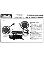 Eumig MARK S 802 User Manual preview