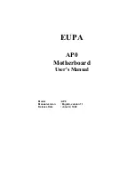 EUPA AP0 User Manual предпросмотр