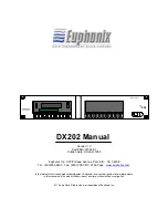 Предварительный просмотр 1 страницы Euphonix DX202 Manual