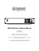 Предварительный просмотр 1 страницы Euphonix MC524 Manual