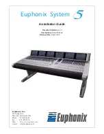 Euphonix System 5 Installation Manual preview