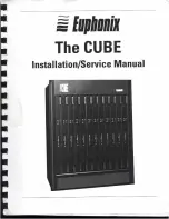 Euphonix The CUBE Service Manual предпросмотр