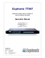 Euphonix TT007 Operation Manual preview