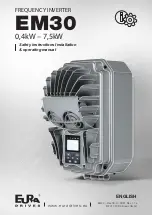 Preview for 1 page of EURA DRIVES EM30 Series Installation & Operating Manual