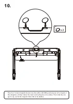 Предварительный просмотр 14 страницы Eureka Ergonomic ERK-EDK-GD Assembly Manual