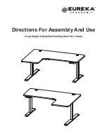 Preview for 1 page of Eureka Ergonomic ERK-EDK-L Assembly And Use Manual