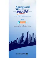 Eureka Forbes Aquaguard Verve User Manual предпросмотр