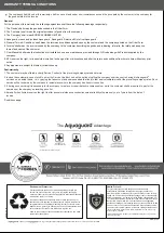 Предварительный просмотр 5 страницы Eureka Forbes Aquaguard User Manual