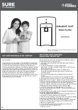 Preview for 1 page of Eureka Forbes AUAGARD SURE DELIGHT NXT User Manual