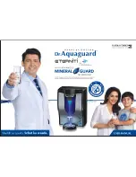 Eureka Forbes Dr. Aquaguard Eterniti User Manual предпросмотр