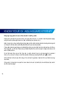 Предварительный просмотр 6 страницы Eureka Forbes Dr. Aquaguard User Manual