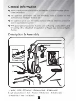 Предварительный просмотр 5 страницы Eureka Forbes Euroclean Storm User Manual