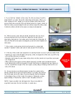 Предварительный просмотр 5 страницы Eureka! Tents 10'x10' Technical Instruction Manual