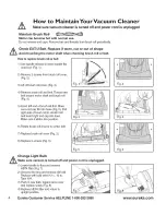 Предварительный просмотр 6 страницы Eureka 3276 Series Owner'S Manual