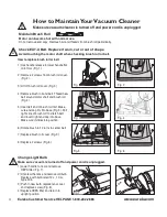 Предварительный просмотр 6 страницы Eureka 3276AVZ Owner'S Manual