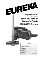 Предварительный просмотр 1 страницы Eureka 3685 Series Owner'S Manual