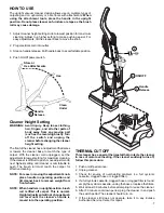 Предварительный просмотр 7 страницы Eureka 4380 Series Owner'S Manual