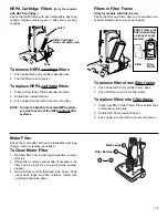 Предварительный просмотр 15 страницы Eureka 4380 Series Owner'S Manual