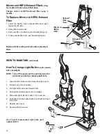 Предварительный просмотр 16 страницы Eureka 4380 Series Owner'S Manual